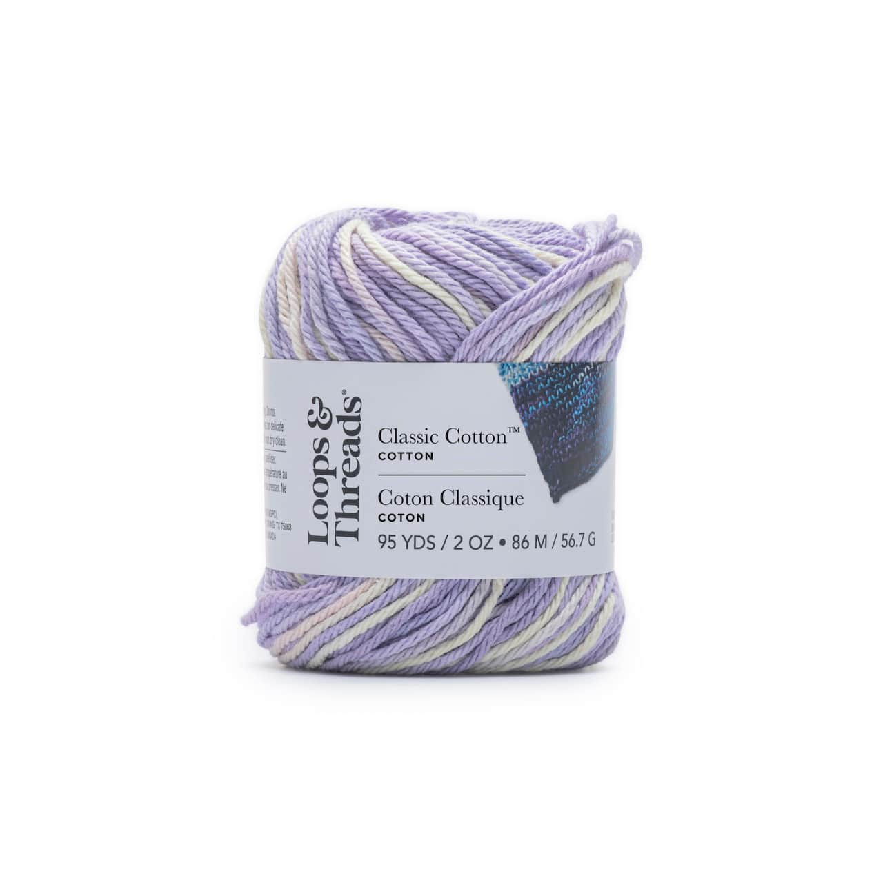 18 Pack: Classic Cotton™ Patterned Yarn by Loops & Threads®